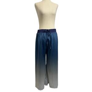 NWOT Tahari 3/4 Length Wide Leg Pant Blue - Size M